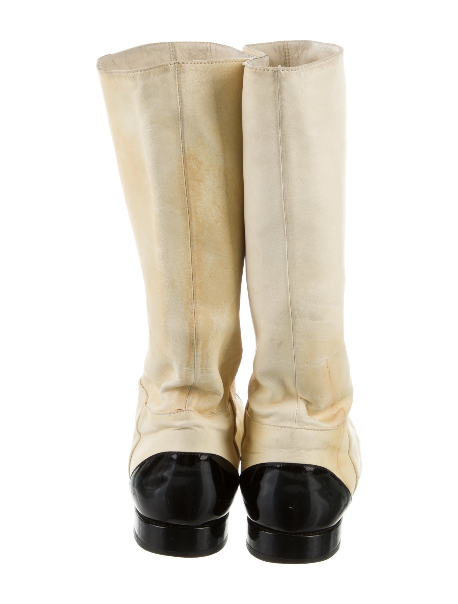 Chanel 2006 Interlocking CC Logo Boots